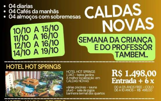 CALDAS NOVAS - SEMANA DA CRIANÇA E DO PROFESSOR .